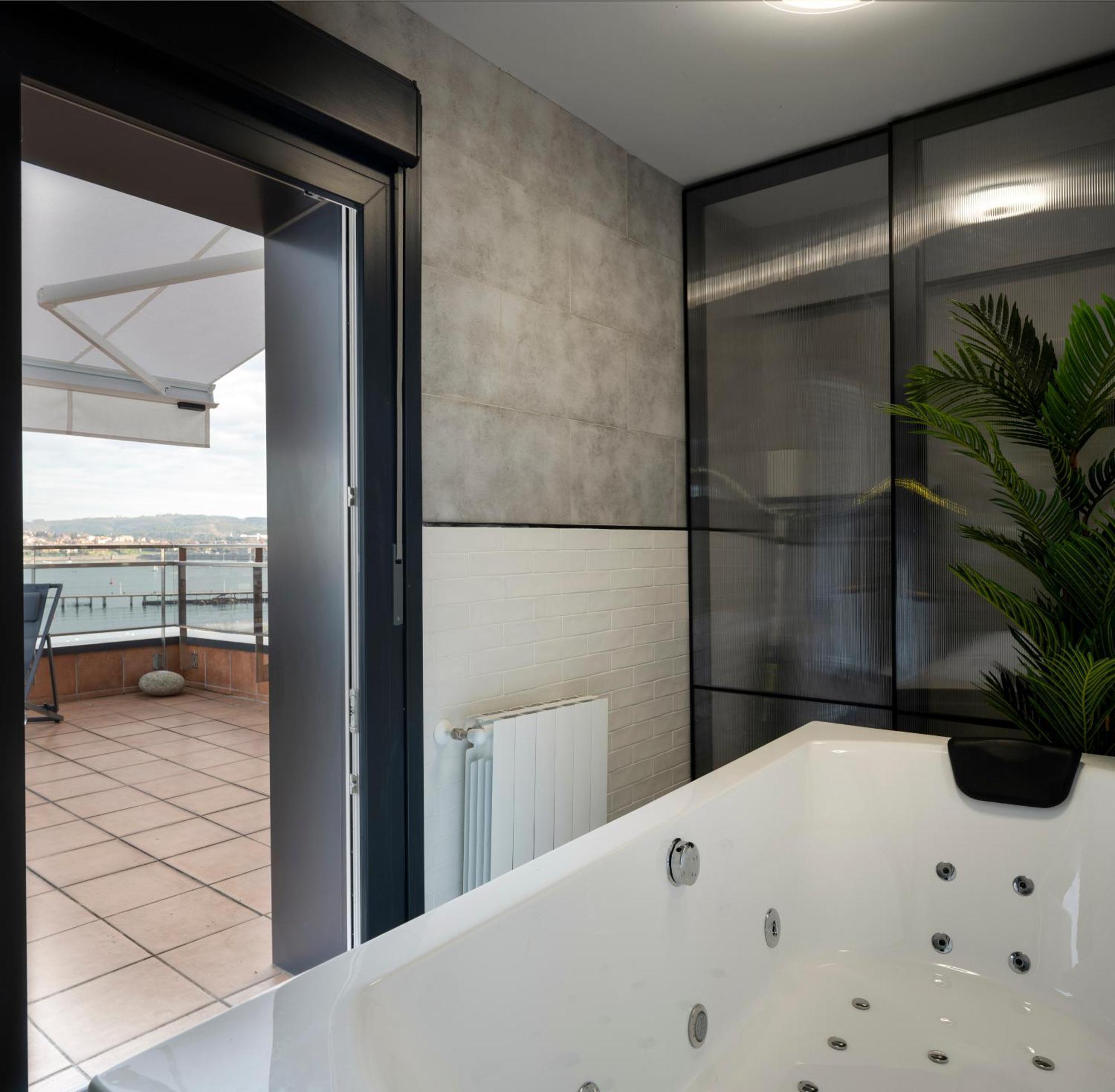 Atico Lujo Costa Vasca Bilbaoterraza Mar Jacuzi Daire Santurtzi Dış mekan fotoğraf