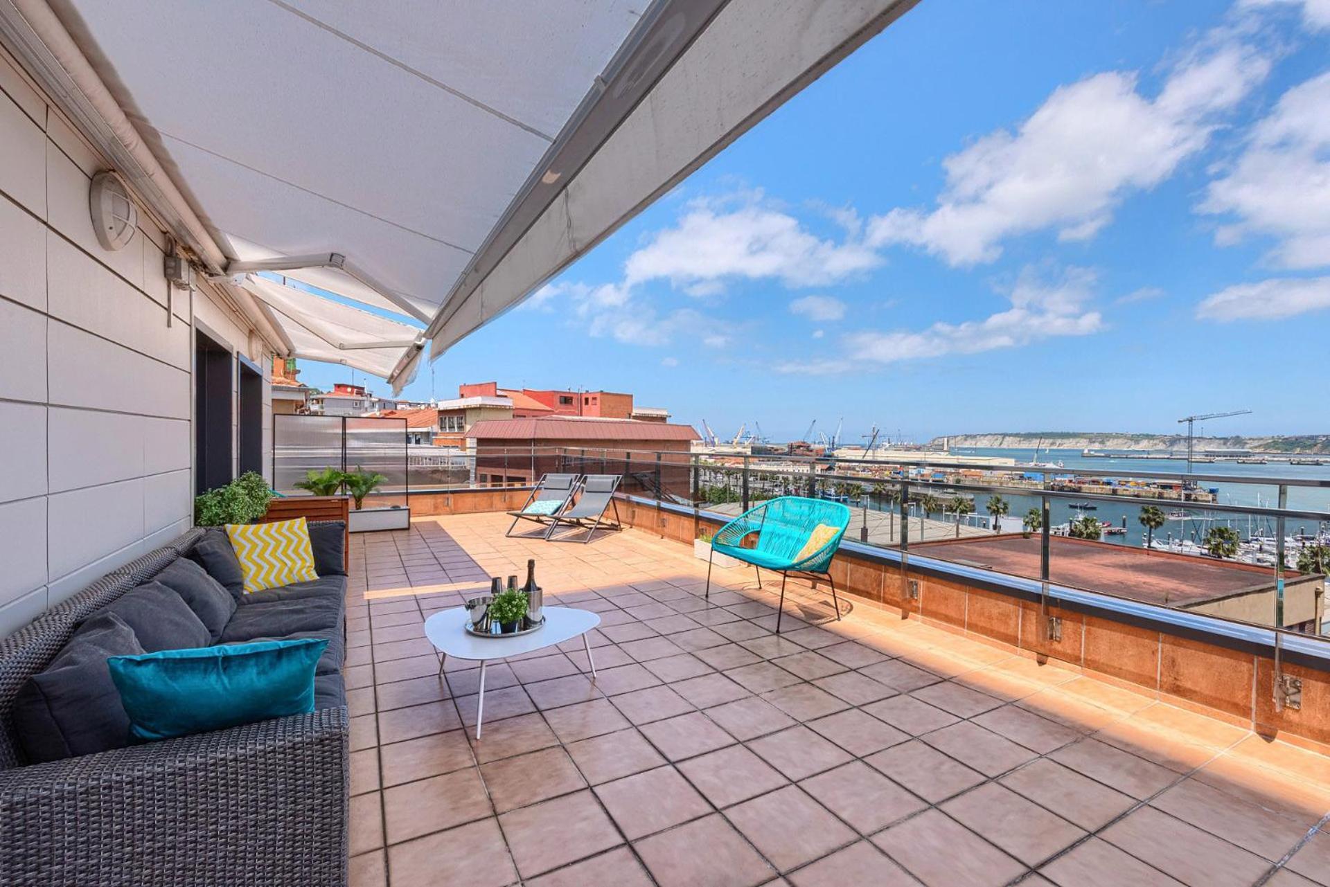Atico Lujo Costa Vasca Bilbaoterraza Mar Jacuzi Daire Santurtzi Dış mekan fotoğraf